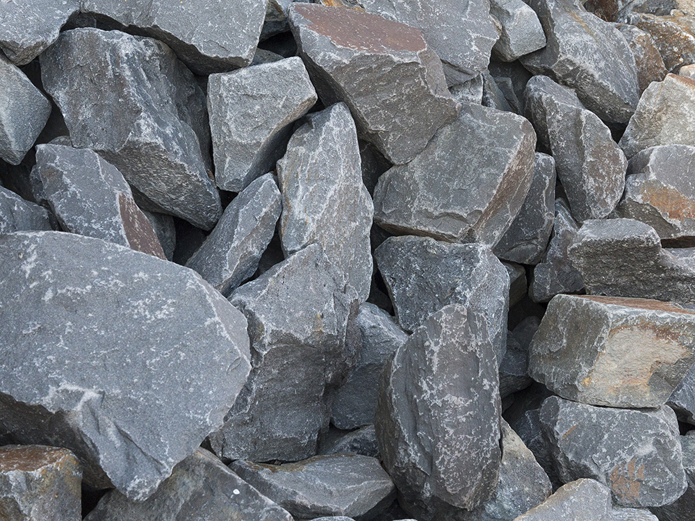 Schotter Baustoff Schüttgut Schotter als Baustoff für Tiefbau und Straßenbau